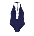 One-piece swimsuit with Horsebit details