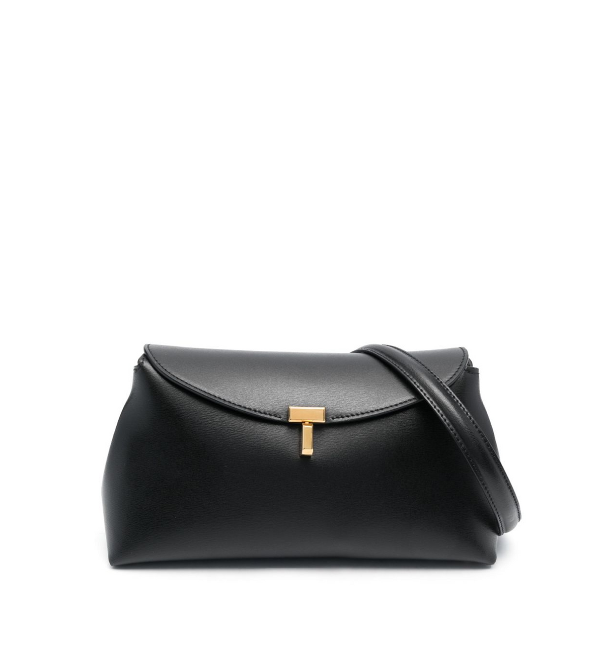 T-Lock leather clutch bag