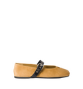 Suede ballerinas