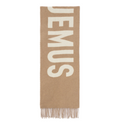 Fringed logo scarf