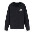 Cotton sweatshirt with logo patch