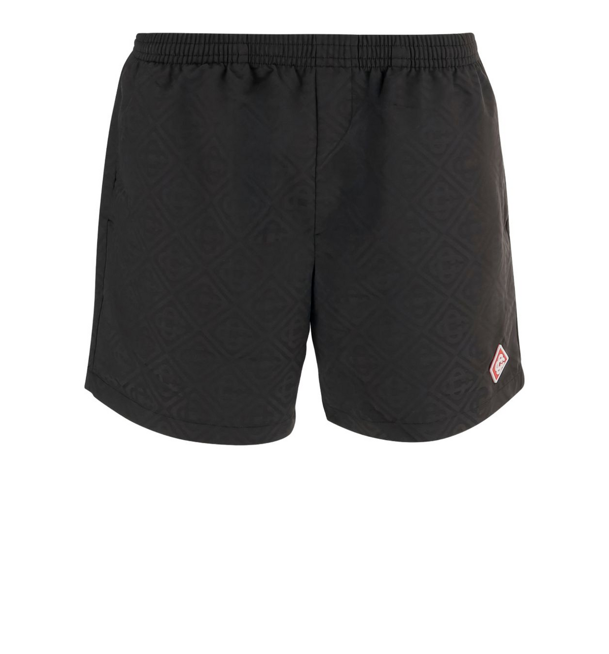 Jacquard logo swimsuit