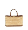 Natural Rockstud Small Tote