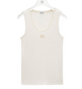 Anagram silk tank top