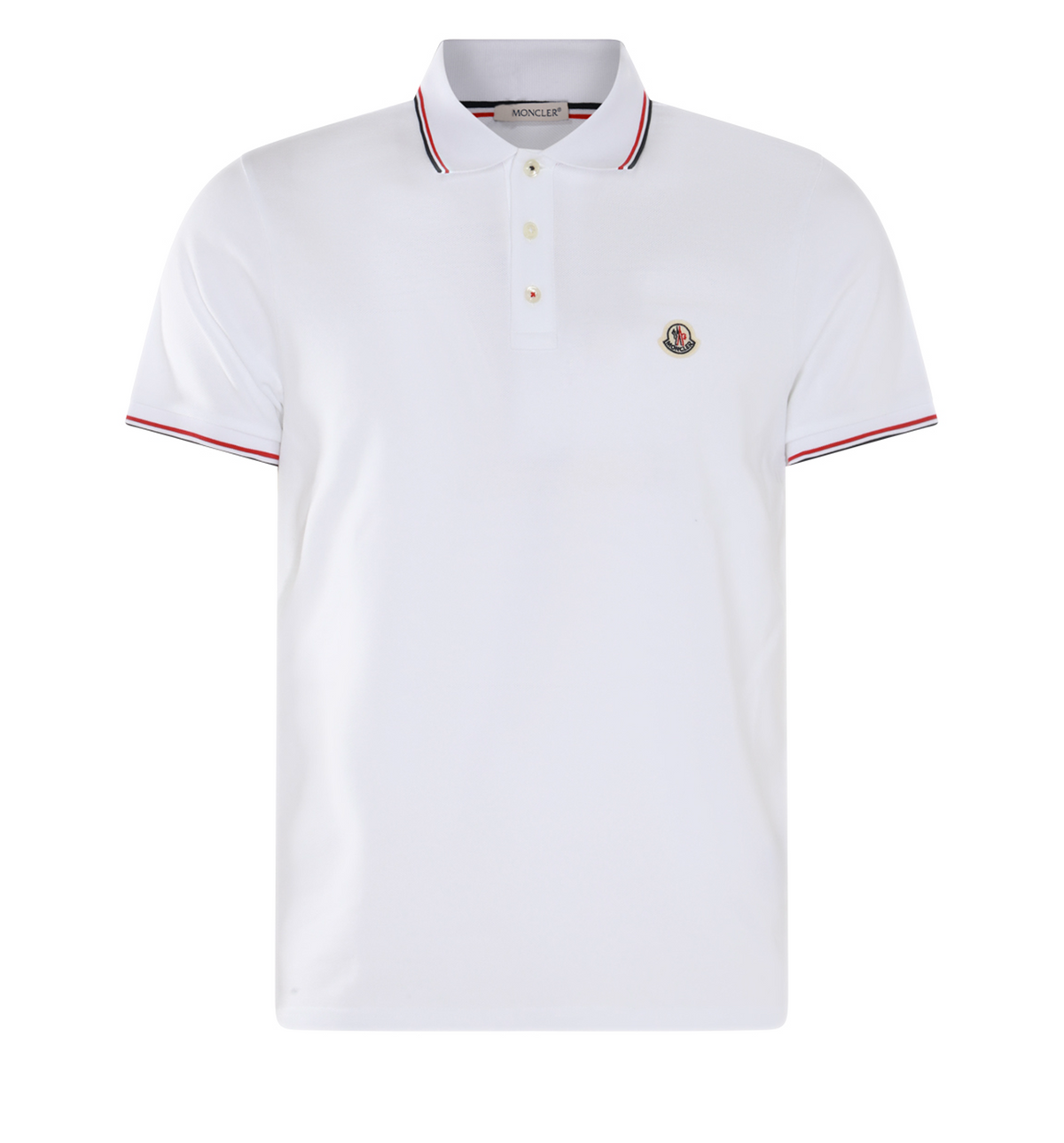 Tricolor-Trimmed Cotton Piquet Polo Shirt