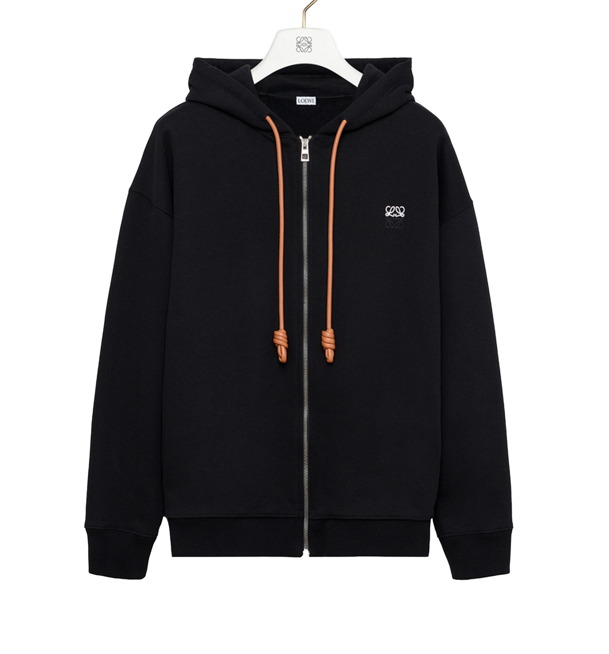 Zippered hoodie