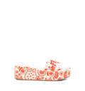 Sunshine Floral-Print Sandals