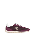 Racer nylon and suede sneakers