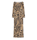 Marmo Print Tulle Dress