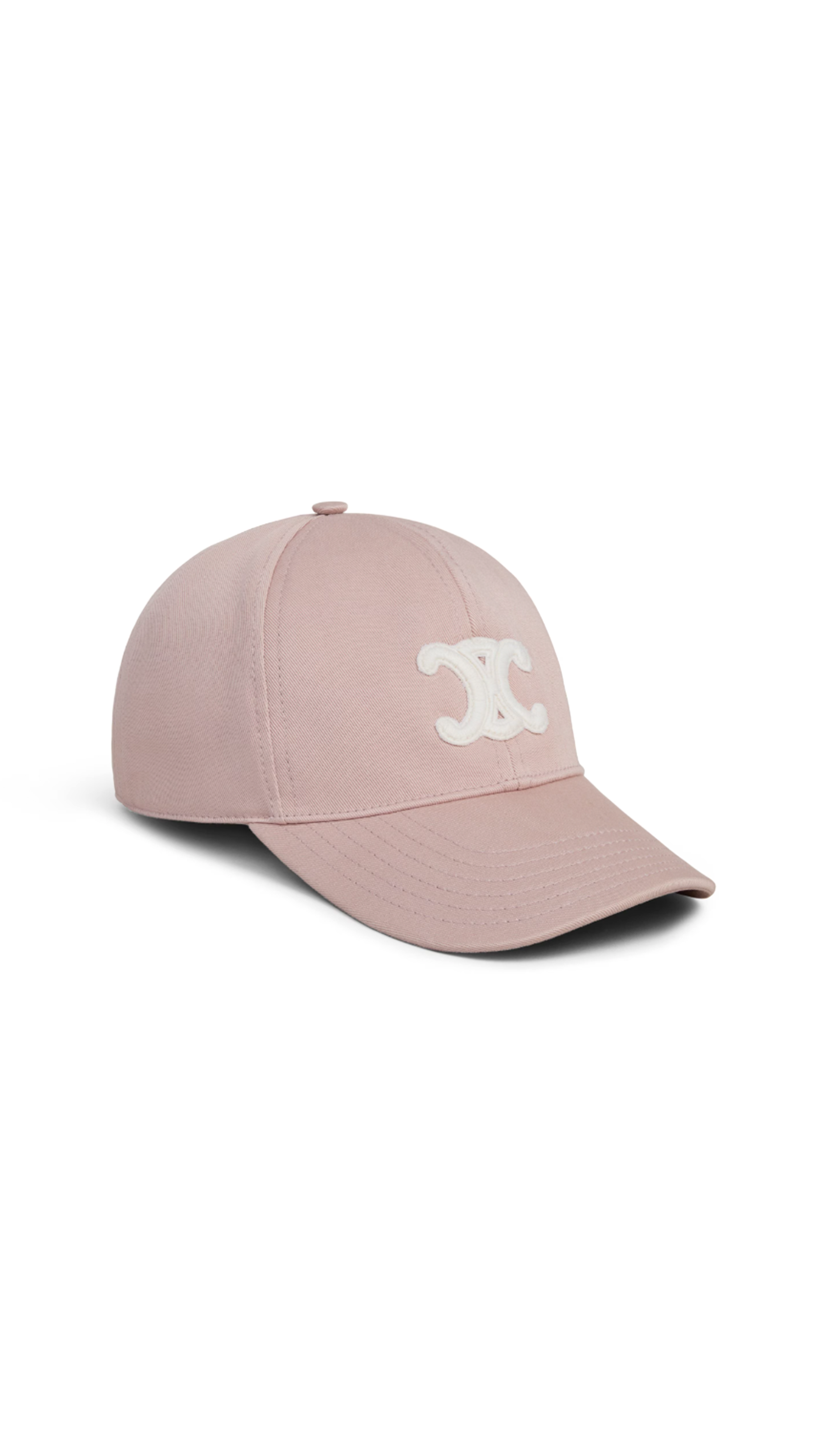 Triomphe Baseball Cap in Cotton - Blush