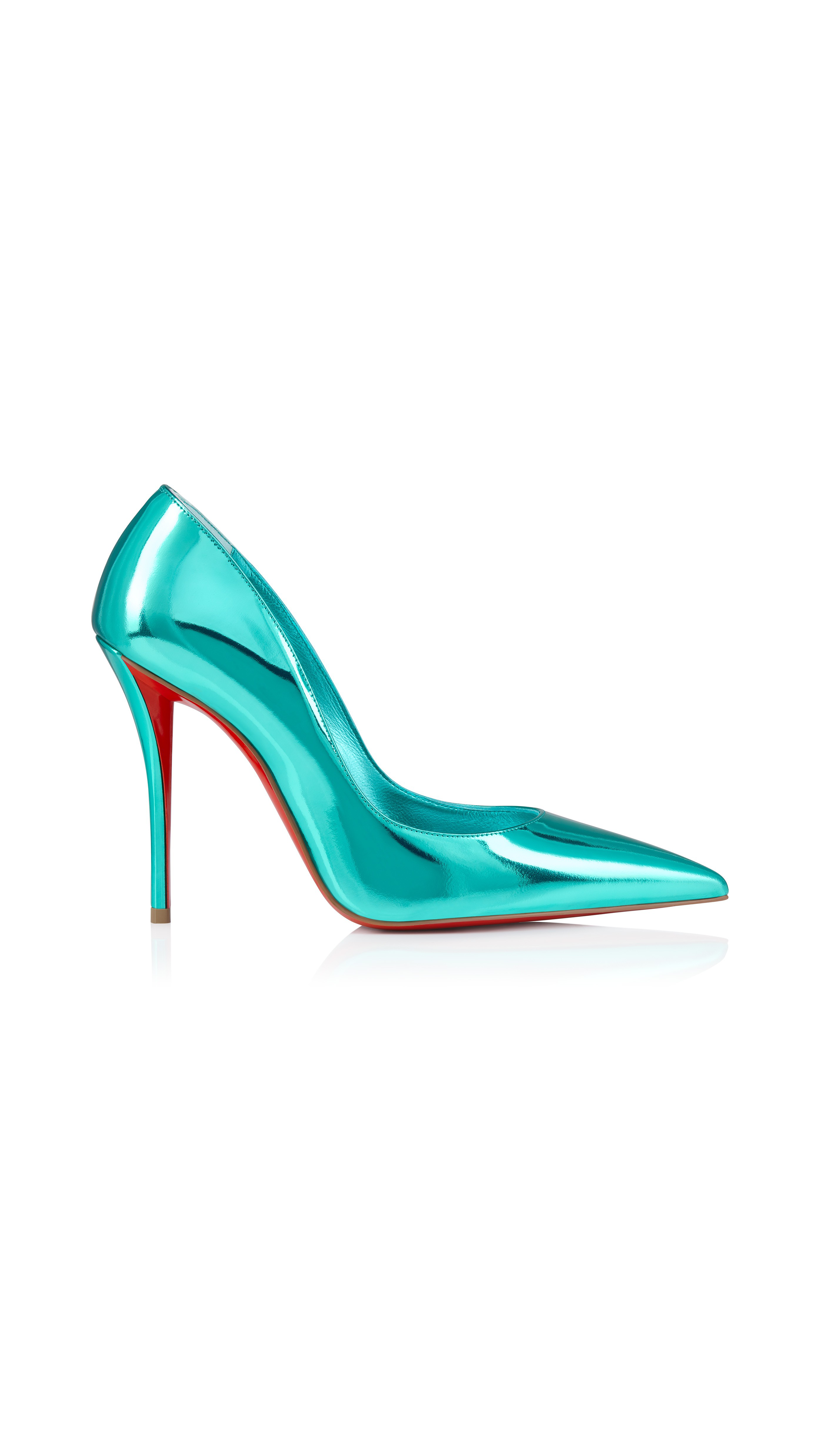 Miss Z Pumps in Laminated Leather - Iceberg