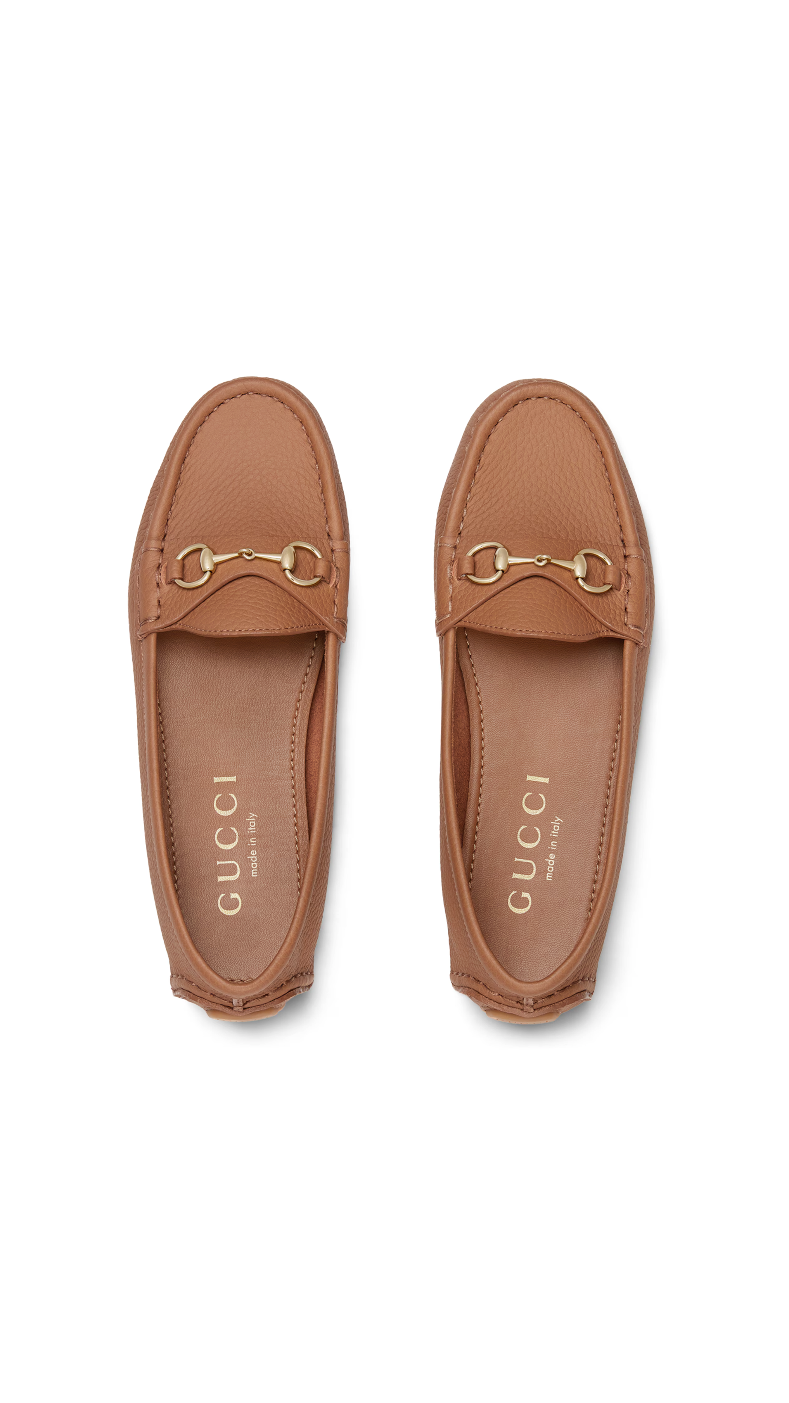 Driver Loafer in Grained Leather - Light Brown