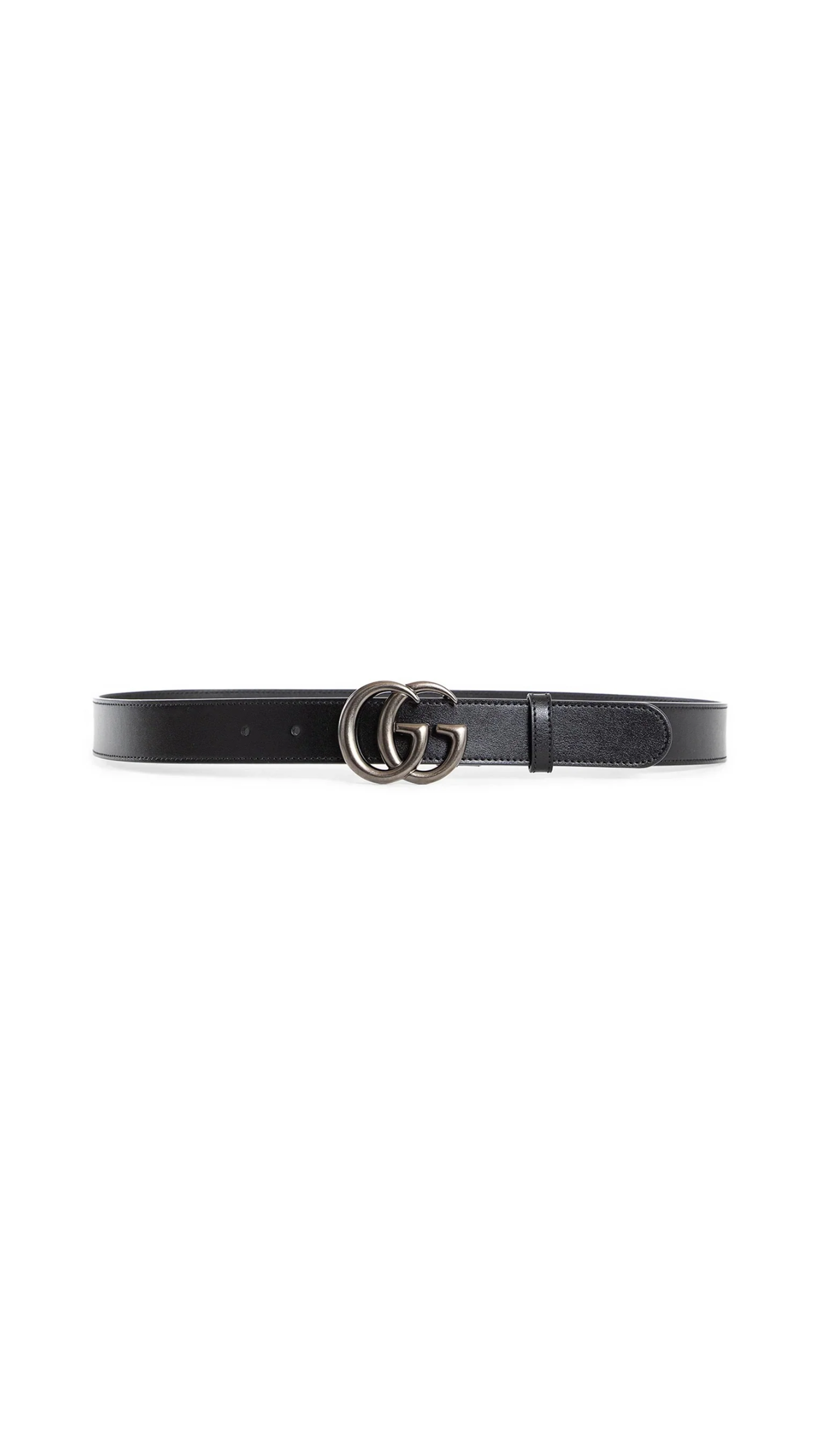 GG Marmont Thin Belt - Black