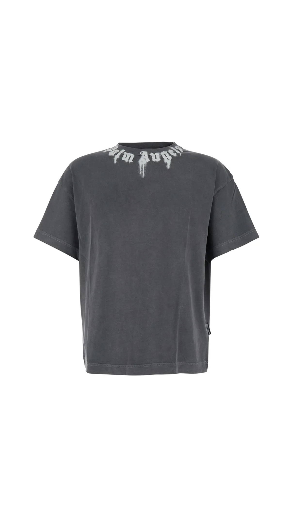 Spray Logo Over Tee - Grey