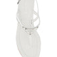 Strappy Thong Sandals - White