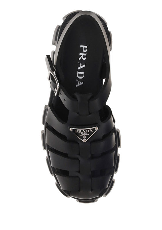 Foam Rubber Sandals - Black