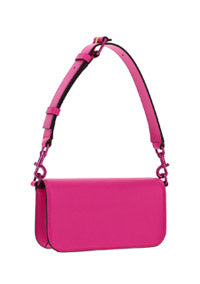 Mini Locò Crossbody Calfskin Bag - Pink PP