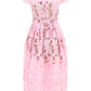 Peony Midi Dress - Light Pink