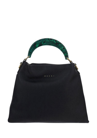 Venice Small Bag In Leather - Black