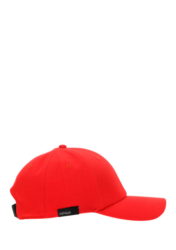 Gabardine Baseball Cap - Red