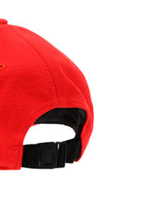 Gabardine Baseball Cap - Red