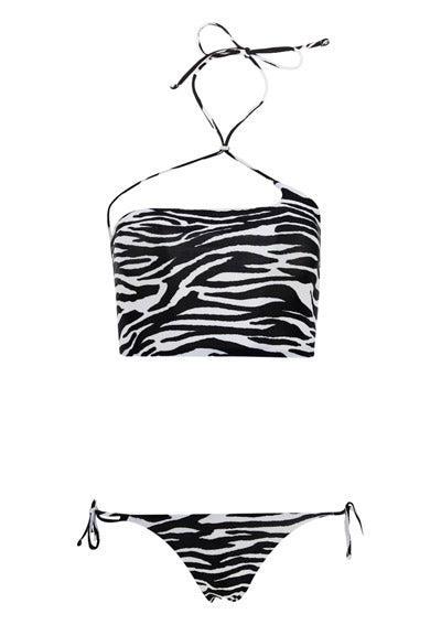 Zebra Printed Bikini