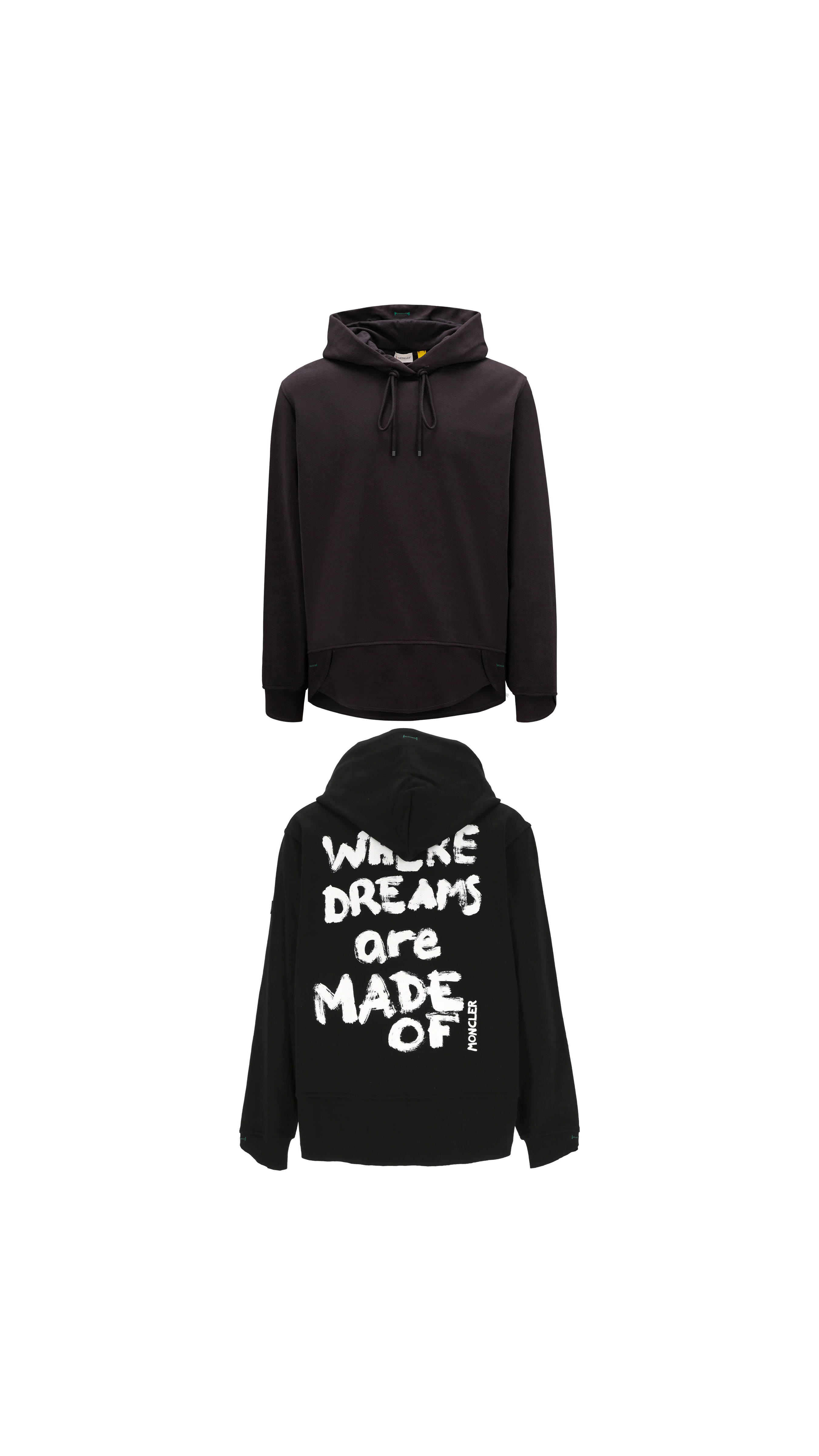 Printed Hoodie - Black