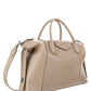 Medium antigona soft bag in smooth leather - Beige