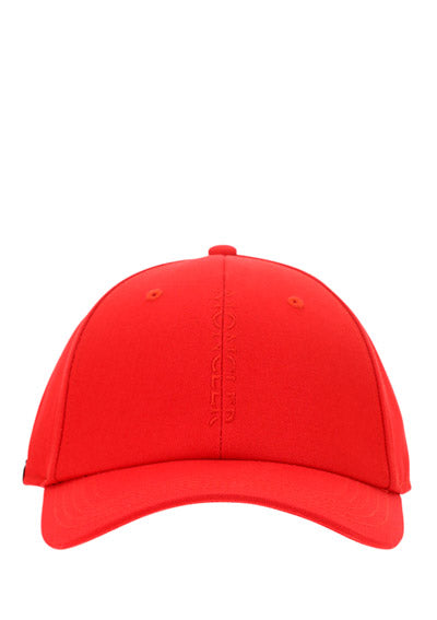 Gabardine Baseball Cap - Red