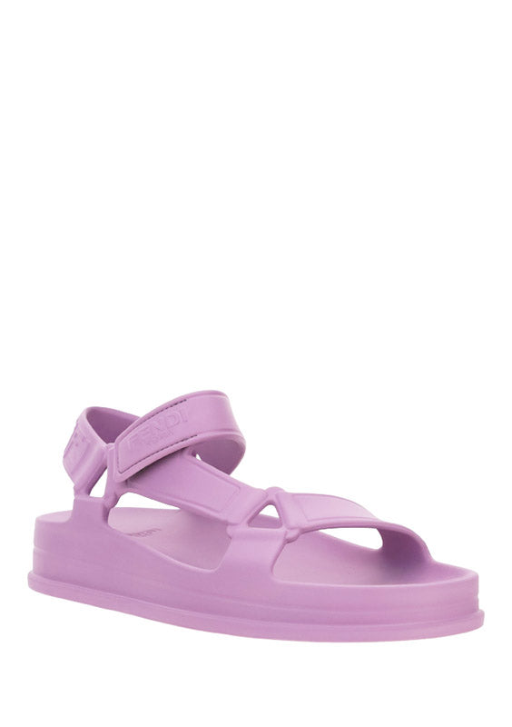 Rubber Sandals - Lilac.