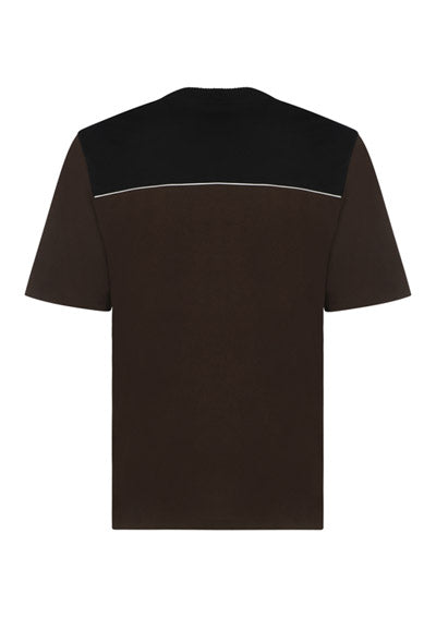 Fendi Roma T-Shirt - Brown / Black