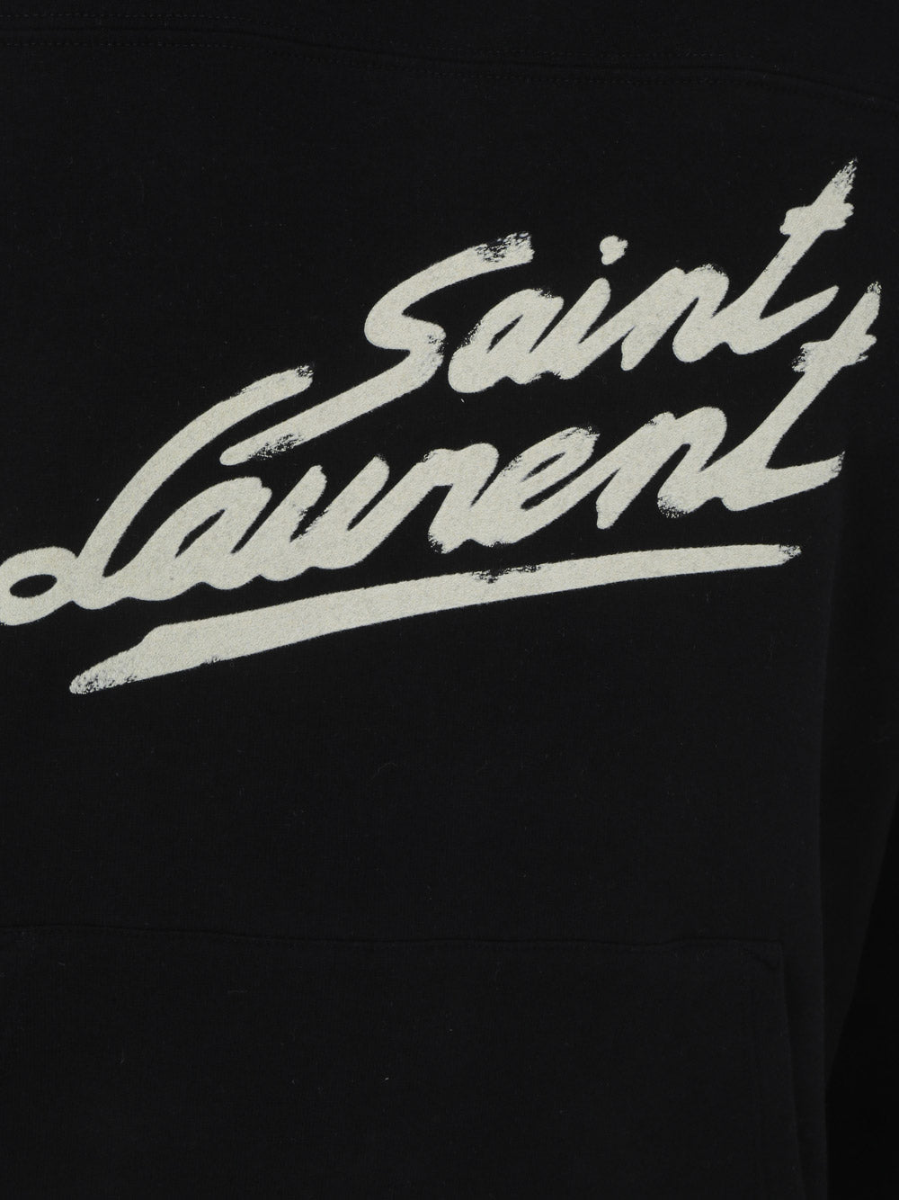 "Saint Laurent" '50s Signature Hoodie - Black