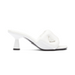 Soft Padded Nappa Sandals- White