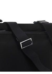 Re-Nylon and Saffiano Shoulder Bag - Black