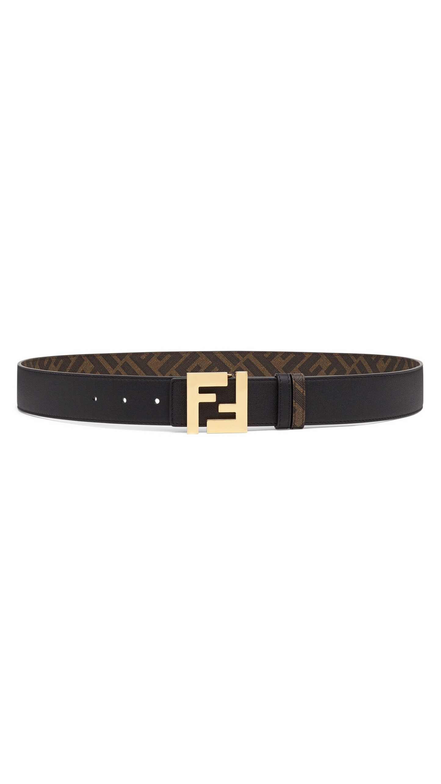 FF Leather Belt - Brown