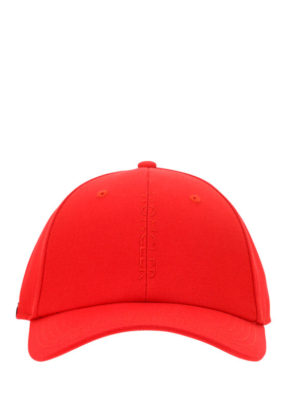 Gabardine Baseball Cap - Red