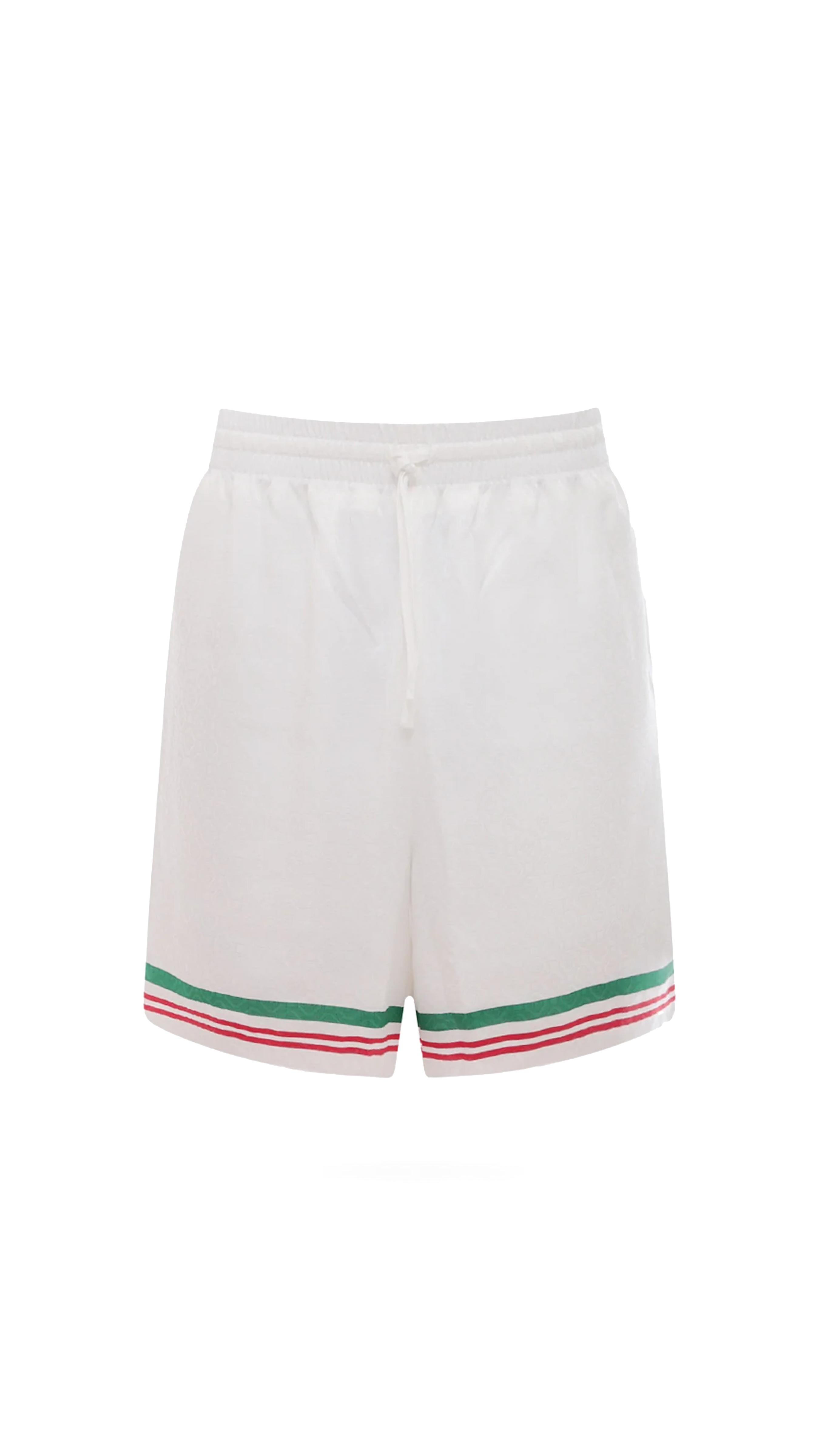 Casa Way Silk Shorts - White