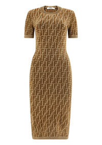 FF Velvet Dress - Camel