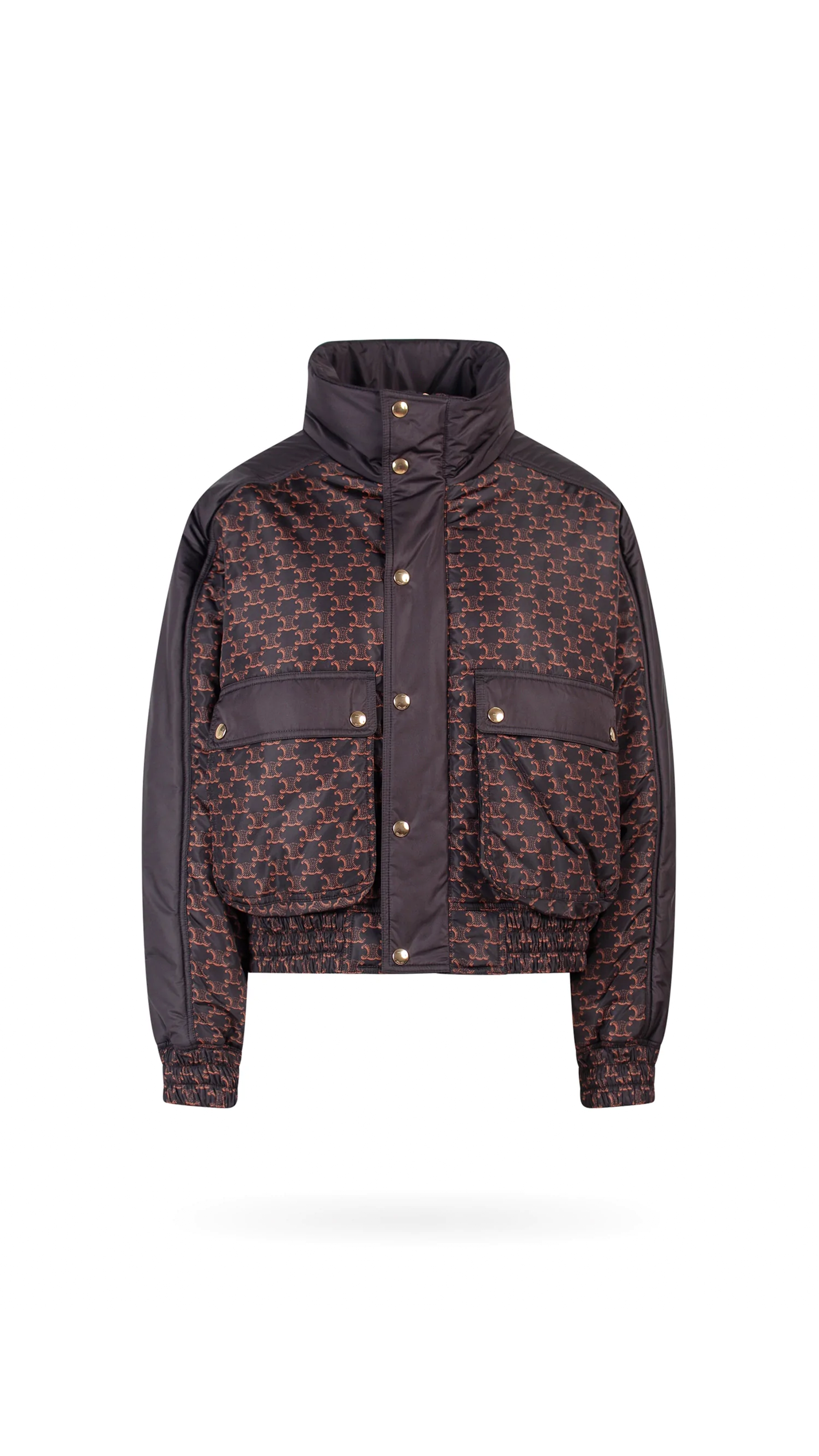 Leather Bomber print Monogram