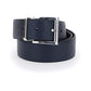 Saffiano Leather Reversible Belt - Blue / Black