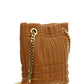 Small Quilted Lambskin Lola Bucket Bag - Maple Brown