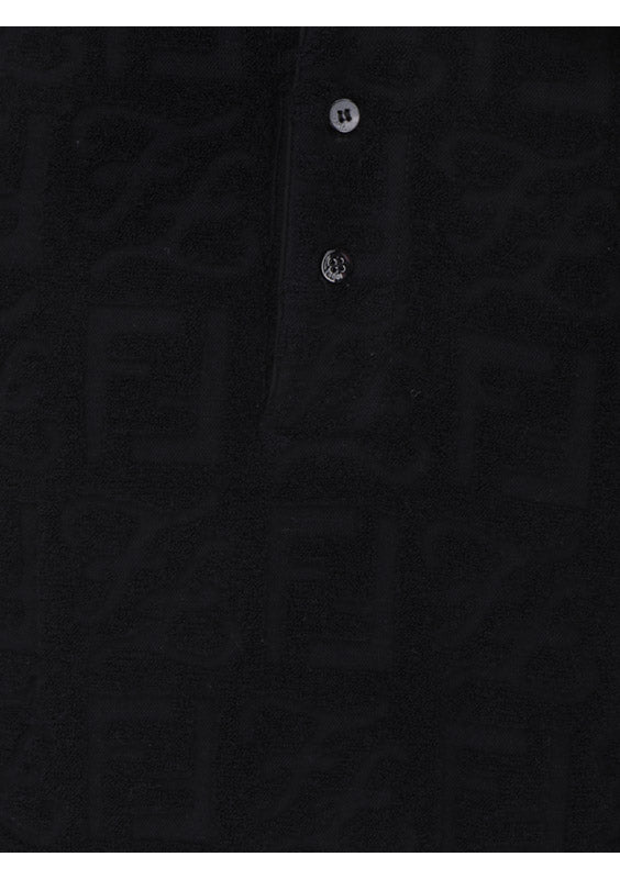 FF Logo Polo Shirt - Black