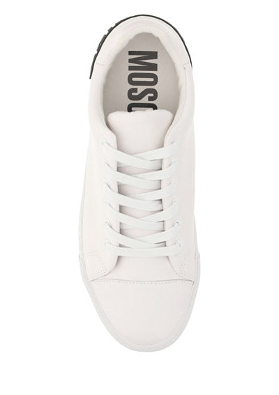 Logo-Print Sole Sneakers - White