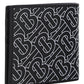 Monogram Print International Bifold Wallet - Black / White
