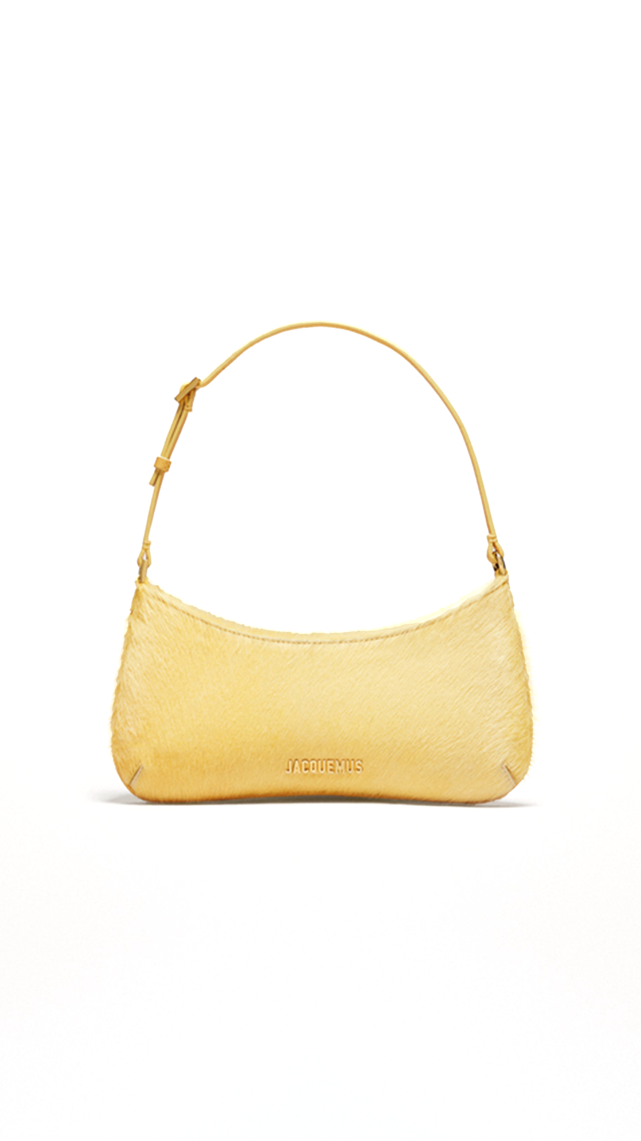 Le Bisou Bag in Pony Hair - Light Yellow