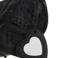 Le Cagole XS Shoulder Bag Crocodile Embossed - Black