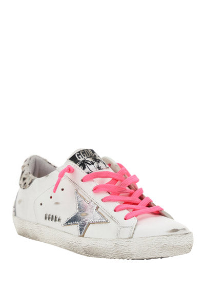 Superstar Sneakers - Leopard / White