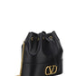 VLogo Small Bucket Bag - Black