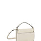 Rockstud Calfskin Pouch Crossbody Bag - Ivory.