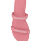 Allover Logo Flat Sandals - Pink